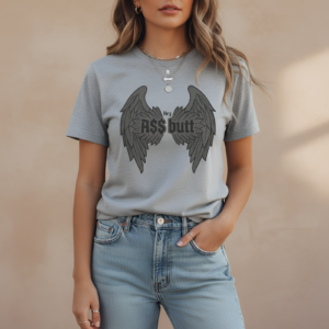 "A$$ Butt" with Angel Wings T-Shirt | Inspired by Supernatural